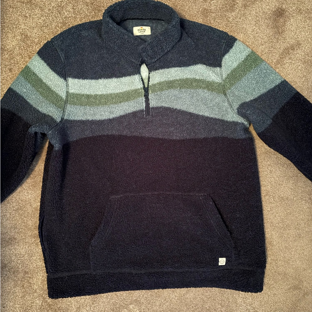 Marine Layer Sherpa Quarter Zip